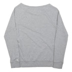 CHAMPION Womens Grey Cotton Blend Crew Neck S Lightweight Pullover Sweatshirt