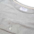 CHAMPION Womens Grey Cotton Blend Crew Neck S Lightweight Pullover Sweatshirt