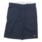 DICKIES Mens Navy Casual Shorts XL W38 Relaxed Fit Workwear Cotton Blend
