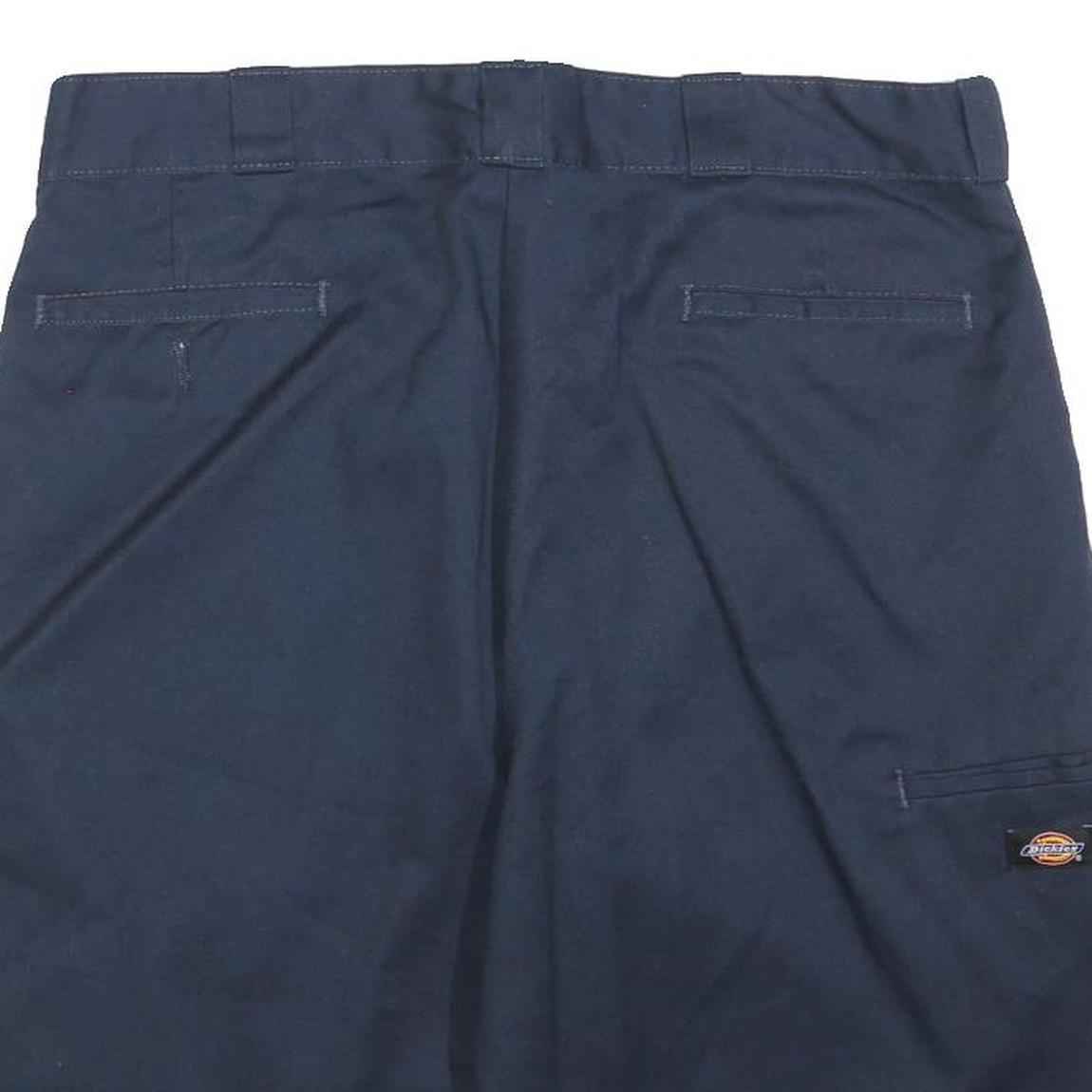 DICKIES Mens Navy Casual Shorts XL W38 Relaxed Fit Workwear Cotton Blend