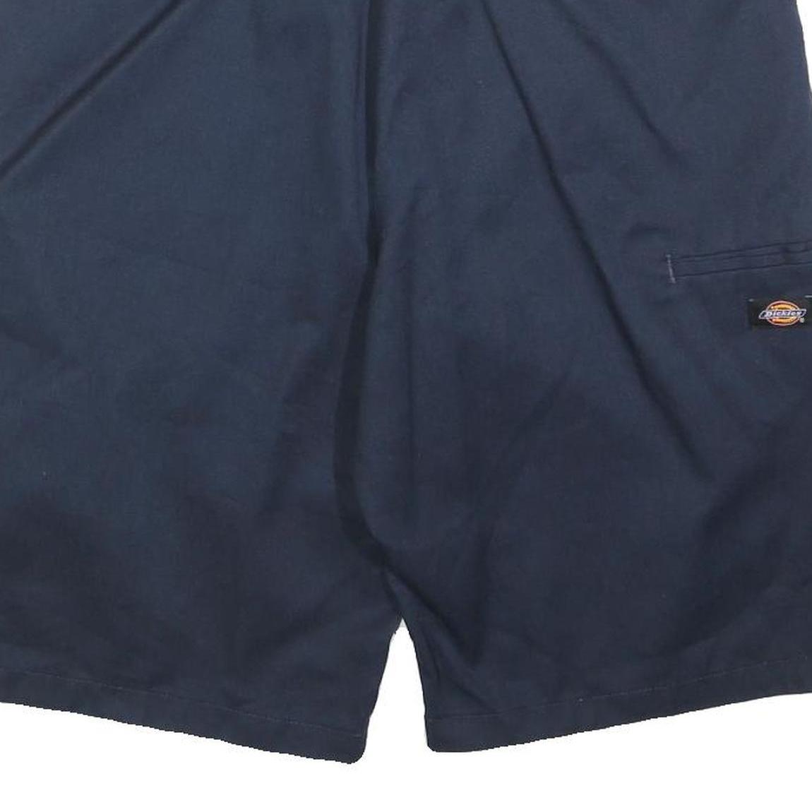 DICKIES Mens Navy Casual Shorts XL W38 Relaxed Fit Workwear Cotton Blend