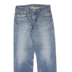 LEVI'S 501 Mens Jeans Blue Regular Straight Denim Medium W32 L30 Classic Fit