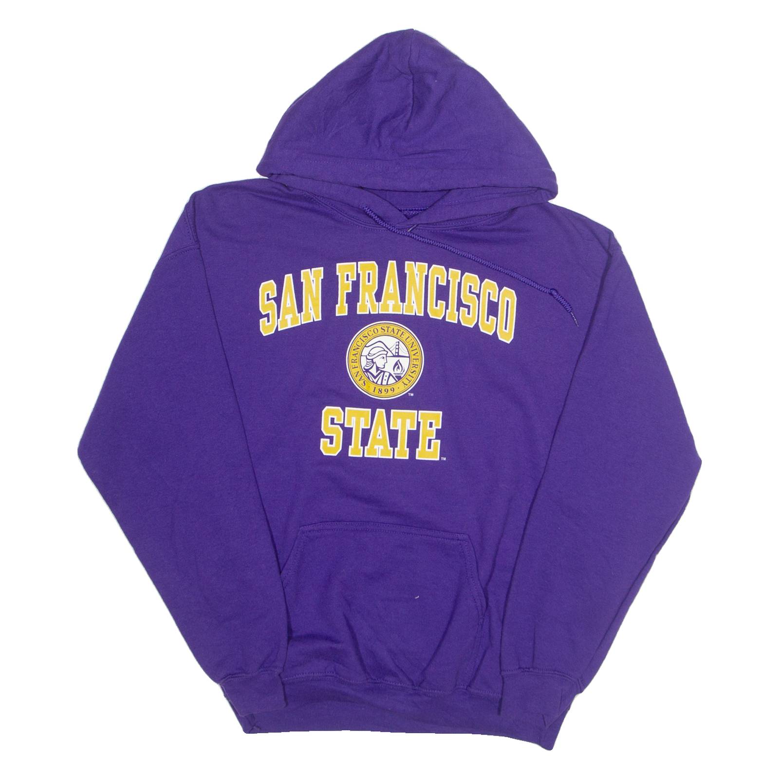 GILDAN San Francisco State Womens Purple Hoodie USA M