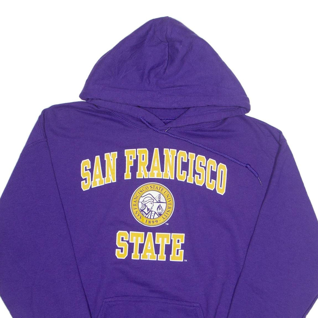 GILDAN San Francisco State Womens Purple Hoodie USA M