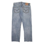 LEVI'S 501 Mens Jeans Blue Regular Straight Denim Medium W32 L26 Classic Button
