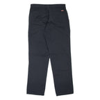 DICKIES Workwear Mens Trousers Black Regular Tapered W31 L32