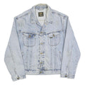LEE Mens Blue Denim Cotton Jacket XL Woven Classic Button Closure Vintage