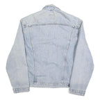 LEE Mens Blue Denim Cotton Jacket XL Woven Classic Button Closure Vintage