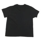 CALVIN KLEIN Mens Black V Neck T-Shirt XL Cotton Blend Casual Modern