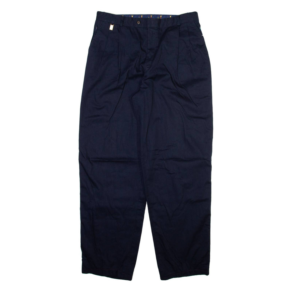 ADIDAS Mens Trousers Blue Relaxed Straight W30 L30