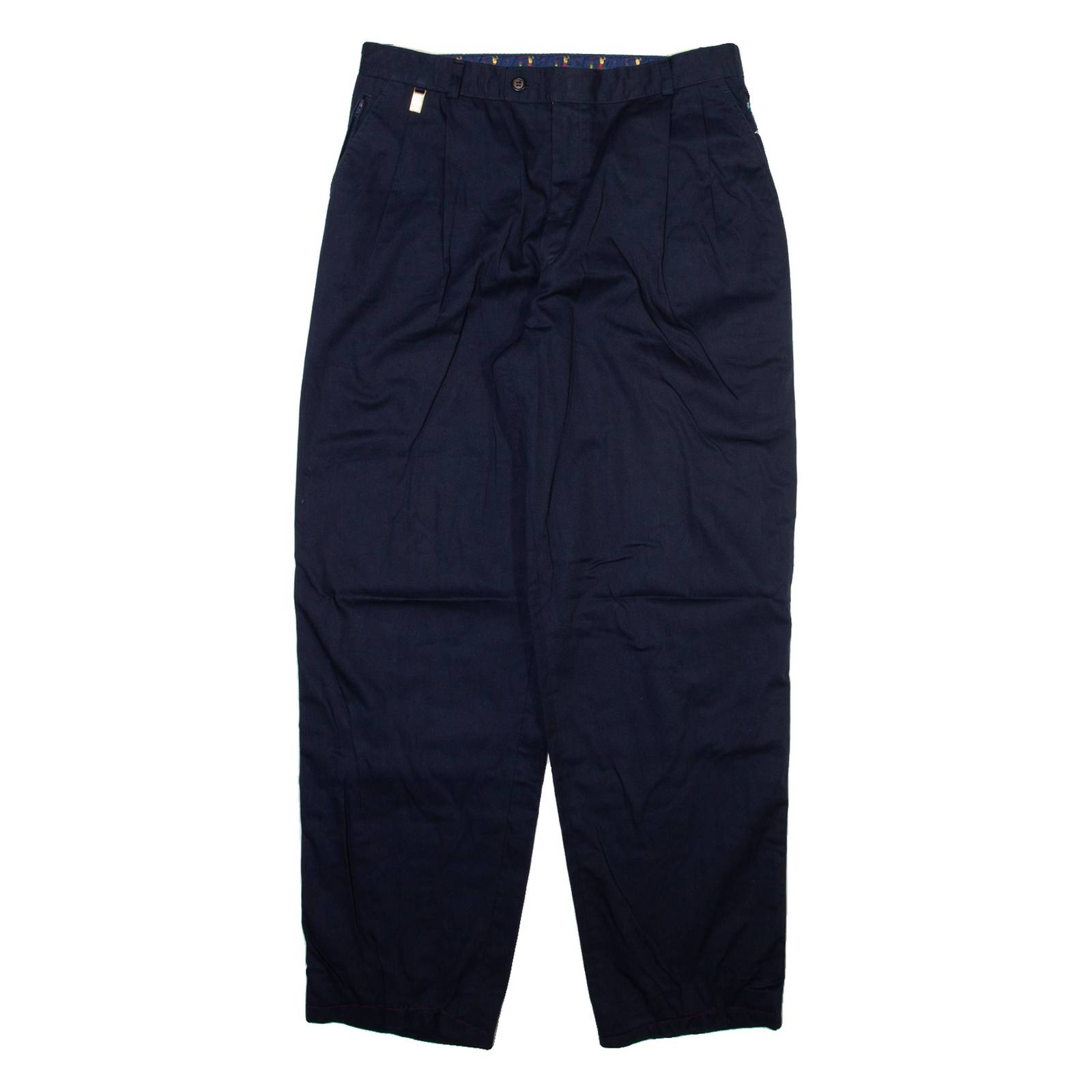ADIDAS Mens Trousers Blue Relaxed Straight W30 L30