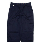 ADIDAS Mens Trousers Blue Relaxed Straight W30 L30