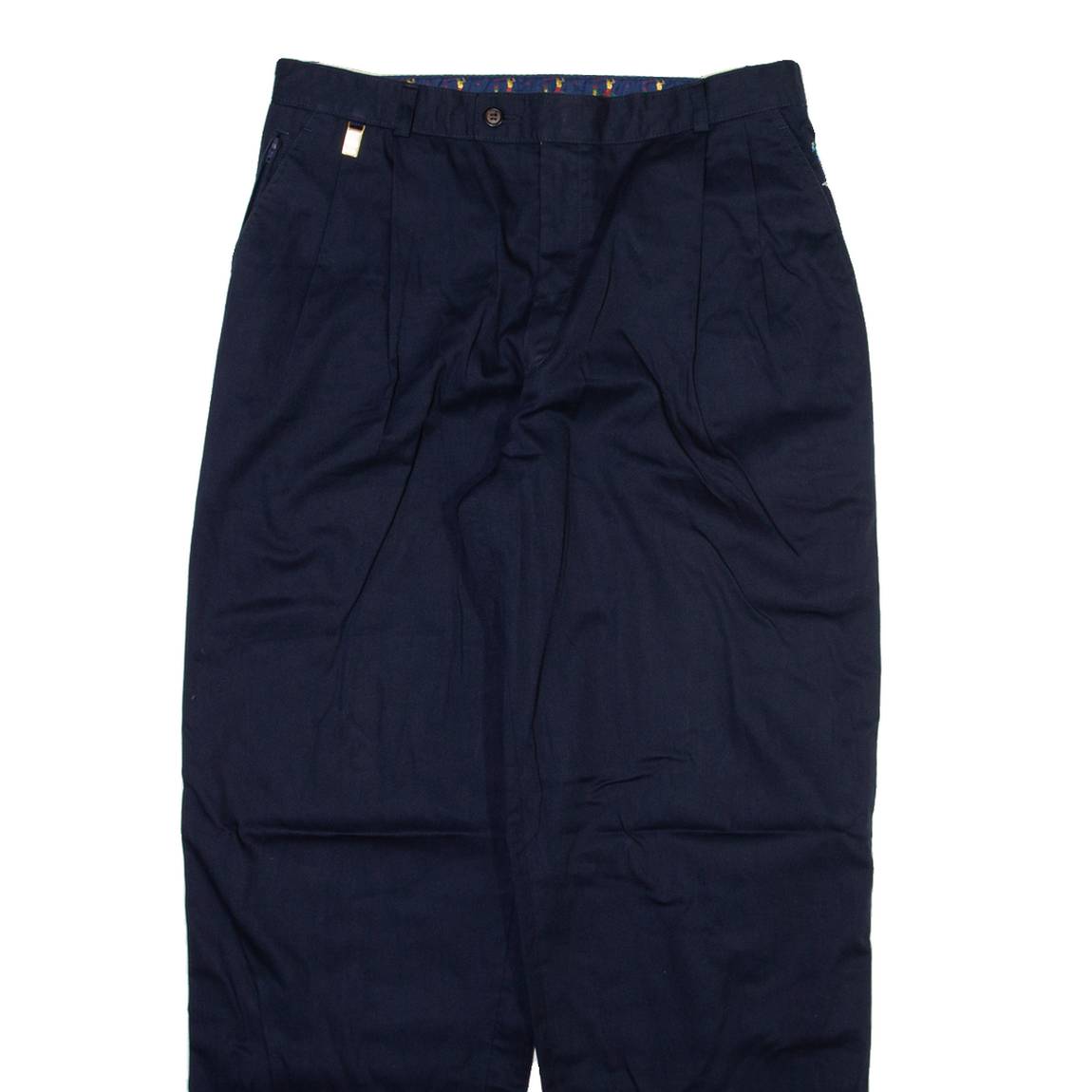 ADIDAS Mens Trousers Blue Relaxed Straight W30 L30