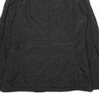 WOOLRICH Womens Black Nylon Jacket L Zip Plain Stylish Comfortable