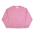 CHAMPION Womens Pink Crew Neck L Cotton Blend Sweatshirt Casual Essential