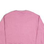 CHAMPION Womens Pink Crew Neck L Cotton Blend Sweatshirt Casual Essential