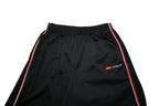 REEBOK Mens Joggers Black & Red Slim Tapered S W26 L30 Snap Button Sportswear
