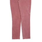 LEVI'S 524 Womens Jeans Pink Regular Skinny Denim W32 L32 Classic Zip Cotton