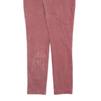 LEVI'S 524 Womens Jeans Pink Regular Skinny Denim W32 L32 Classic Zip Cotton