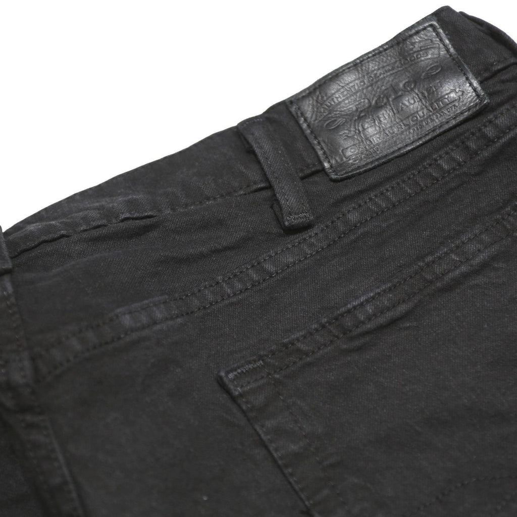 POLO RALPH LAUREN Mens Classic Black Skinny Denim W38 L30 Cotton Blend Zip Jeans