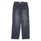 CIEN Mens Regular Fit Straight Leg Denim Dark W30 L32 Zip Cotton Blend Jeans