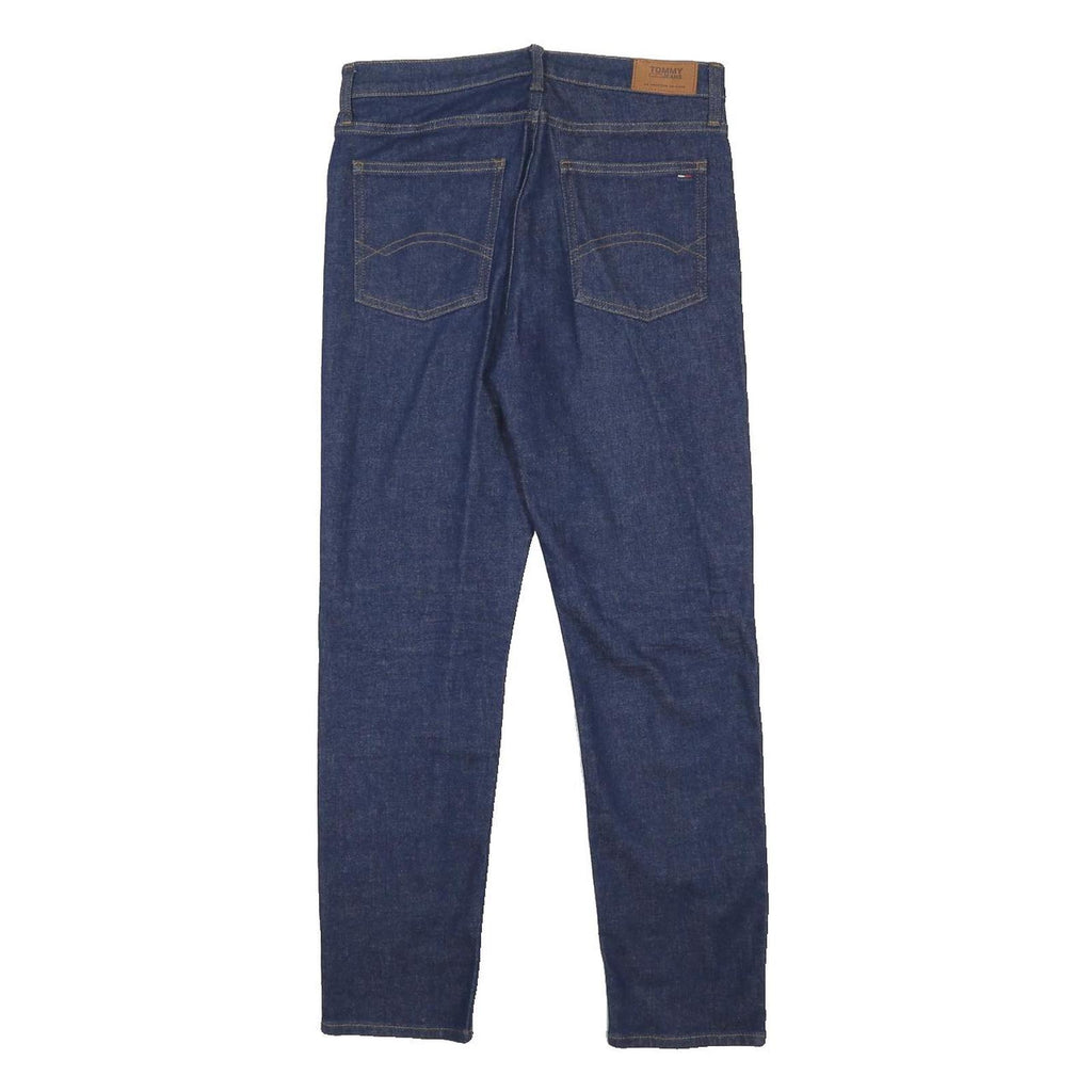 TOMMY JEANS Womens Jeans Blue Slim Skinny Denim Raw W29 L27 Classic Zip