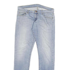 CARHARTT Mens Jeans Blue Slim Skinny Denim Light W34 L34 Casual Zip Cotton Blend