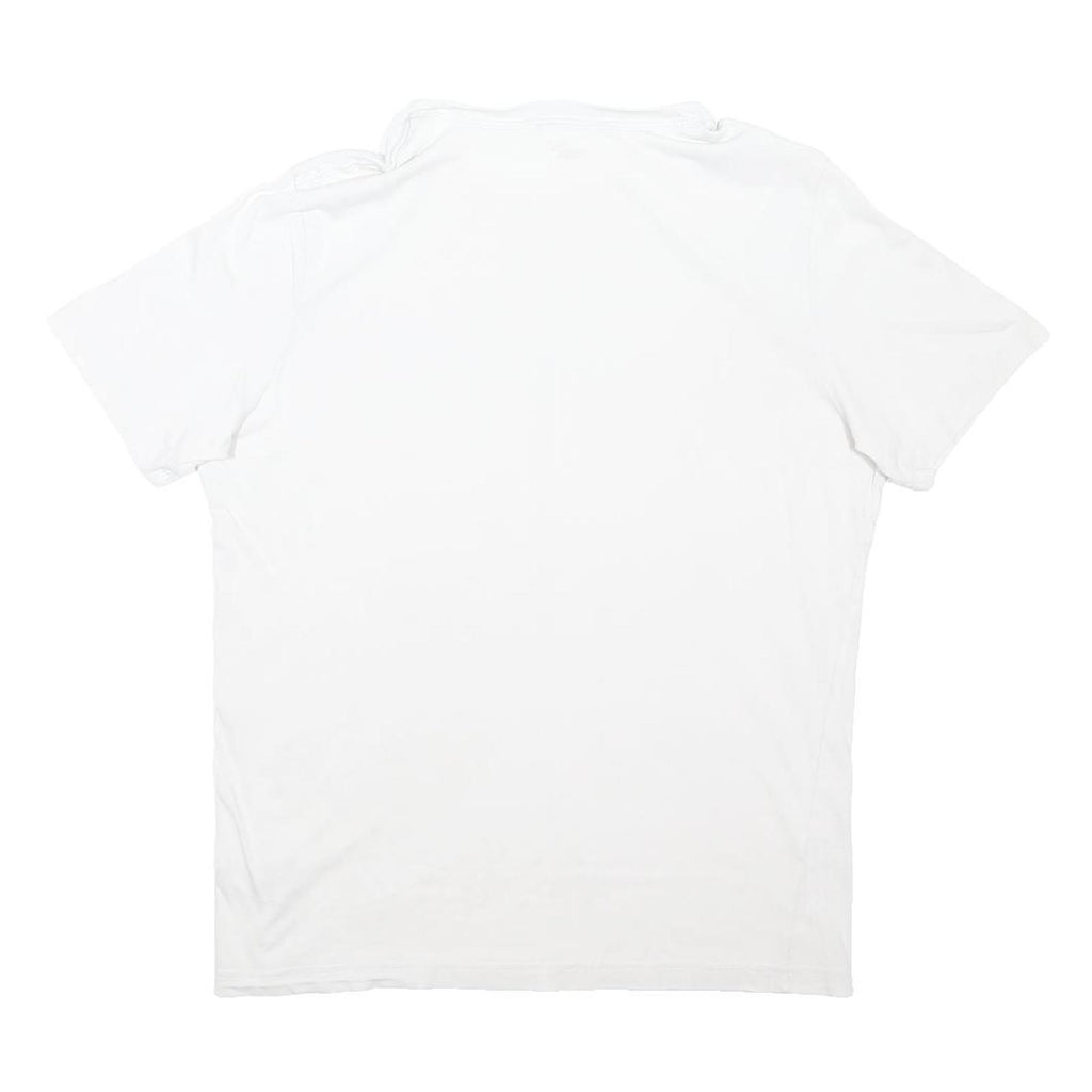 PUMA Mens White Logo Graphic T-Shirt M Short Sleeve Crew Neck Casual Wear