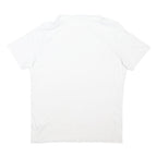 PUMA Mens White Logo Graphic T-Shirt M Short Sleeve Crew Neck Casual Wear