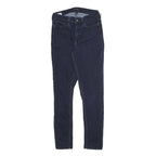 CALVIN KLEIN JEANS Womens Slim Dark Blue Denim Jeans Zip W26 L27 Stylish Cotton