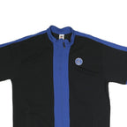 NIKE Mens Black & Blue Zip Jacket XL Polyester Blend Casual Sportswear Athletic