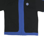 NIKE Mens Black & Blue Zip Jacket XL Polyester Blend Casual Sportswear Athletic