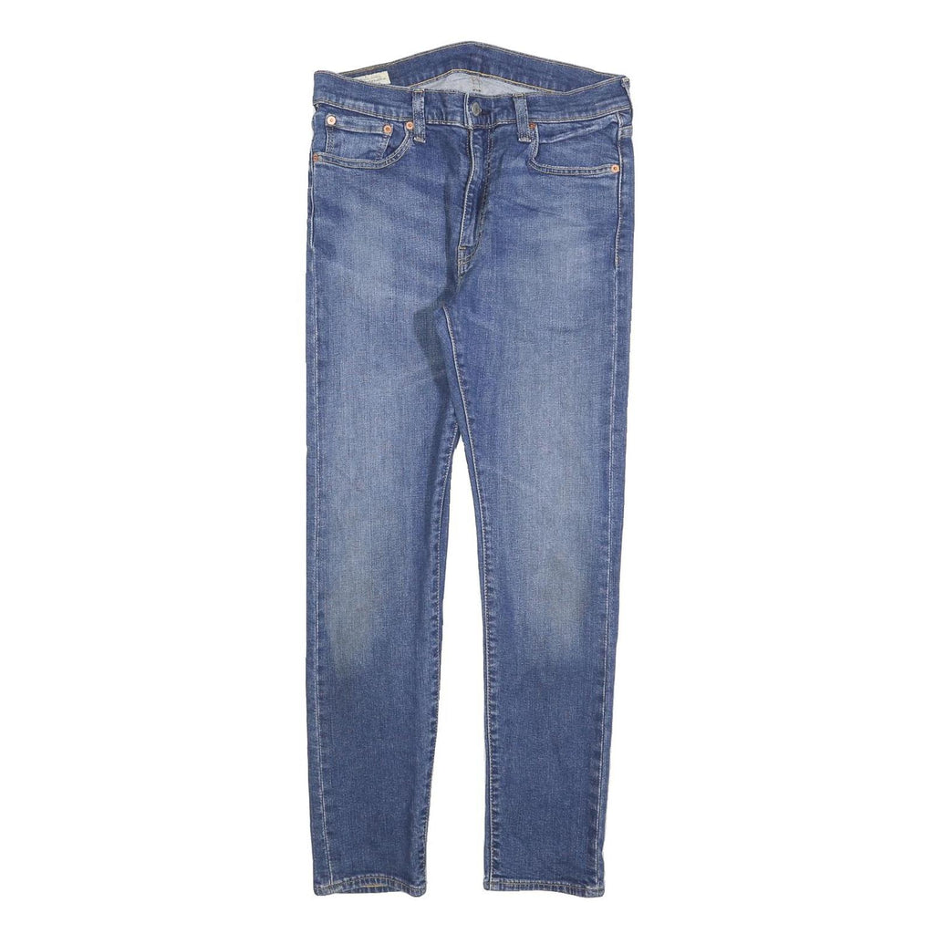 LEVI'S 519 BIG E Mens Jeans Blue Slim Skinny Denim Medium W33 L30 Original Style