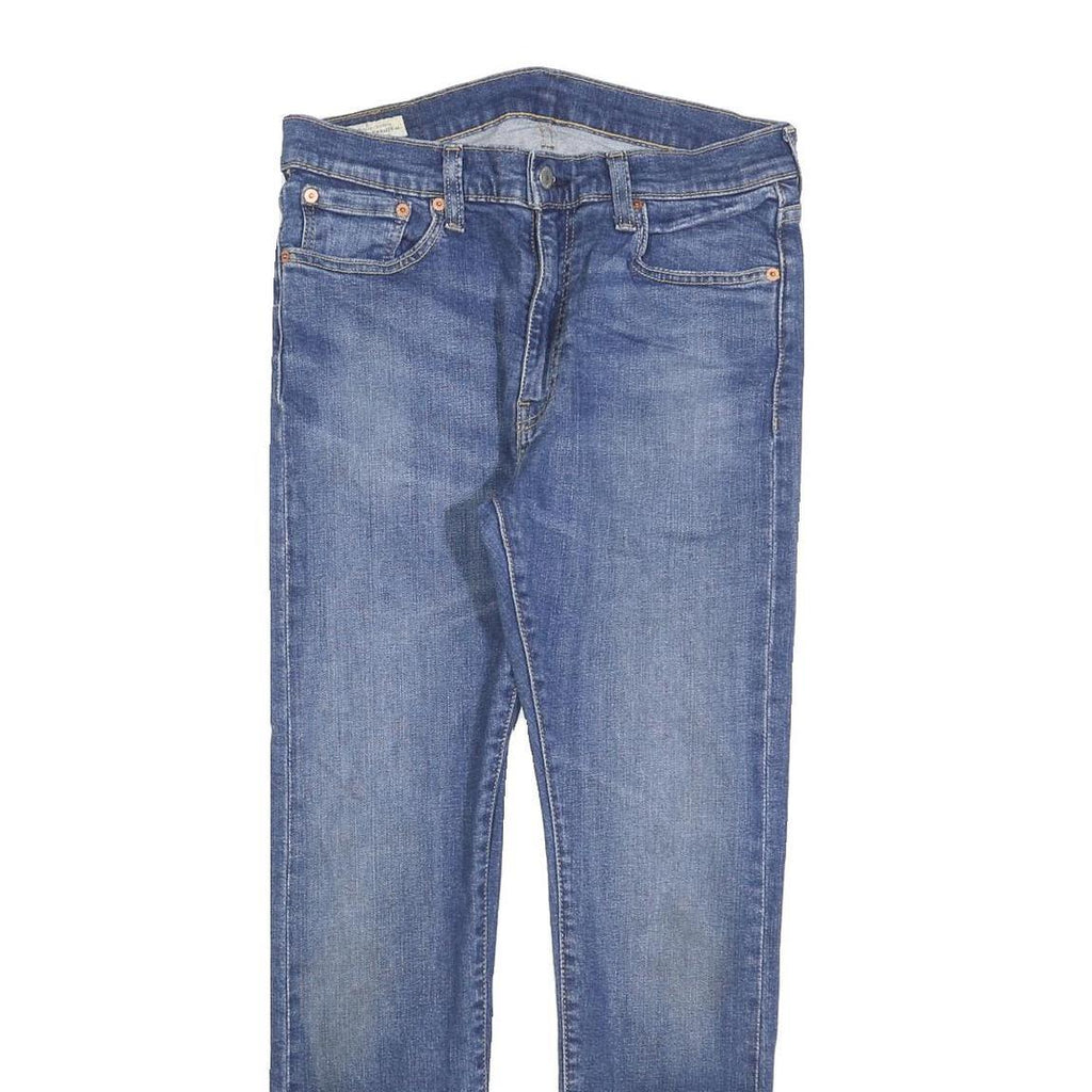 LEVI'S 519 BIG E Mens Jeans Blue Slim Skinny Denim Medium W33 L30 Original Style