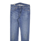 LEVI'S 519 BIG E Mens Jeans Blue Slim Skinny Denim Medium W33 L30 Original Style