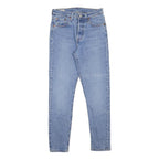 LEVI'S 501S BIG E Womens Jeans Blue Slim Skinny Denim W25 L28 Classic Cotton