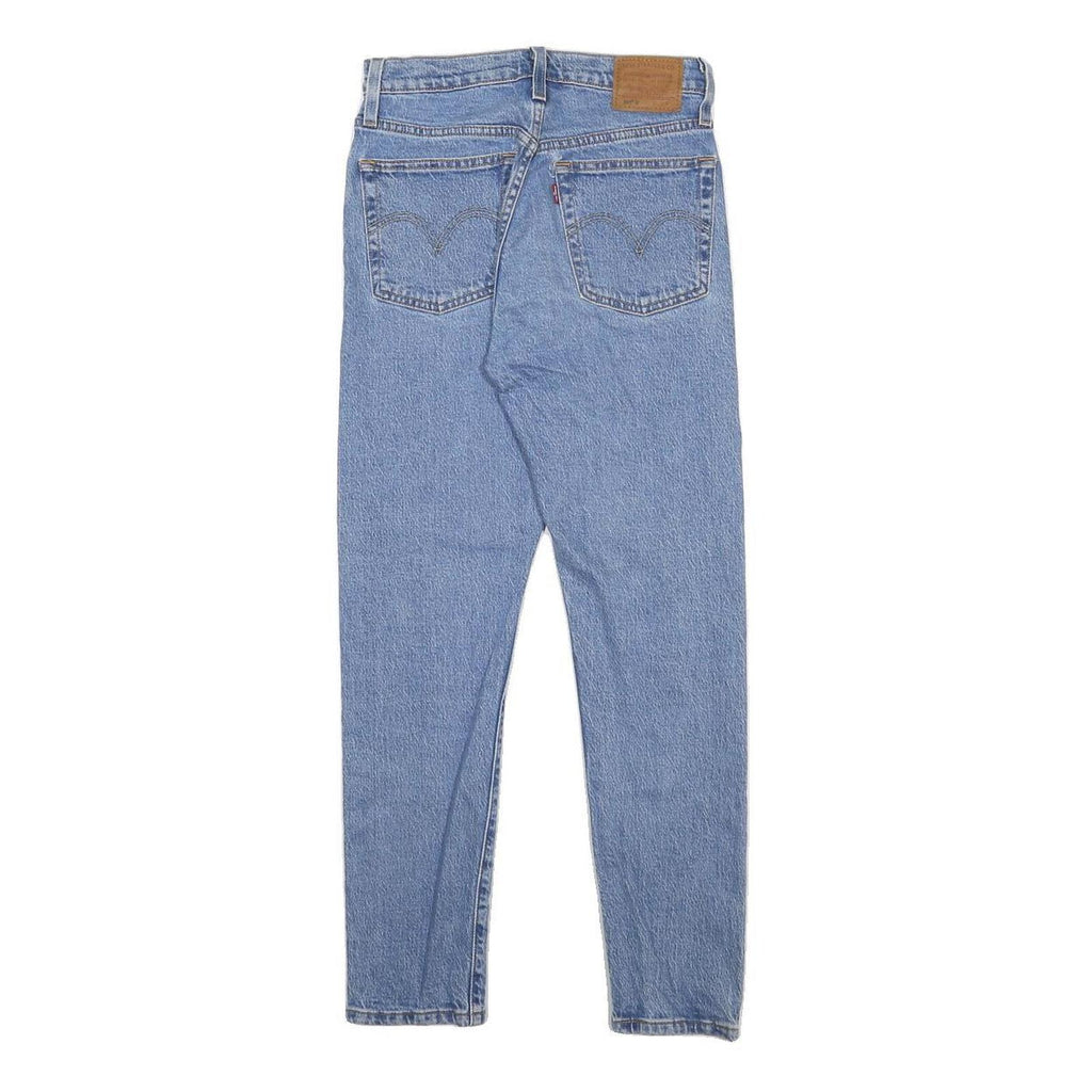 LEVI'S 501S BIG E Womens Jeans Blue Slim Skinny Denim W25 L28 Classic Cotton
