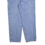 CARHARTT Mens Jeans Blue Relaxed Straight Denim Medium W40 L32 Workwear Casual