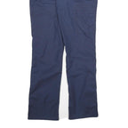 CARHARTT Mens Navy Regular Straight Cotton Blend Trousers W30 L30 Workwear Zip