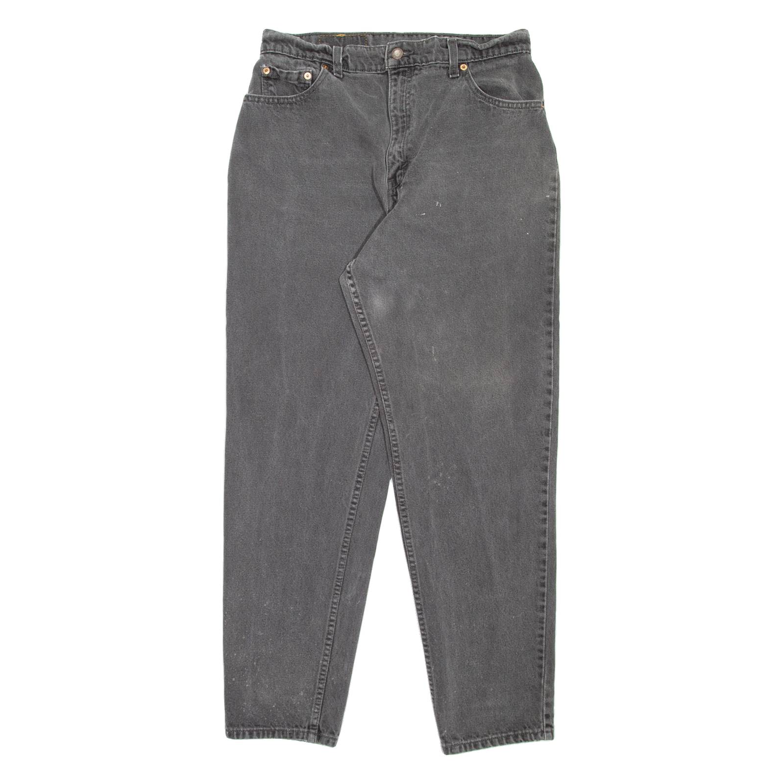 LEVI'S 551 Womens Jeans Grey Regular Mom 90s W30 L29