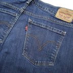 LEVI'S 505 Womens Jeans Blue Regular Straight Denim Medium W30 L30 Classic Fit
