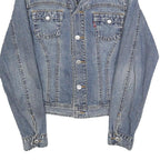 LEVI'S Womens Blue Denim Button Jacket S Cotton Classic Casual Retro