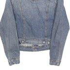 LEVI'S Womens Blue Denim Button Jacket S Cotton Classic Casual Retro