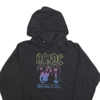 ACDC Mens Black Highway To Hell 1979 World Tour Pullover Hoodie S Cotton