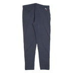 LEVI'S Mens Cotton Blend Navy Regular Fit Straight Leg Trousers W36 L34 Casual