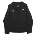 THE NORTH FACE Womens Black Fleece Jacket M Polyester Zip Logo Embroidered