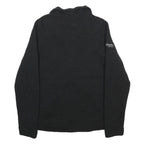 THE NORTH FACE Womens Black Fleece Jacket M Polyester Zip Logo Embroidered