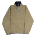 NAUTICA Mens Fleece Green 1/4 Zip L