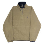 NAUTICA Mens Fleece Green 1/4 Zip L