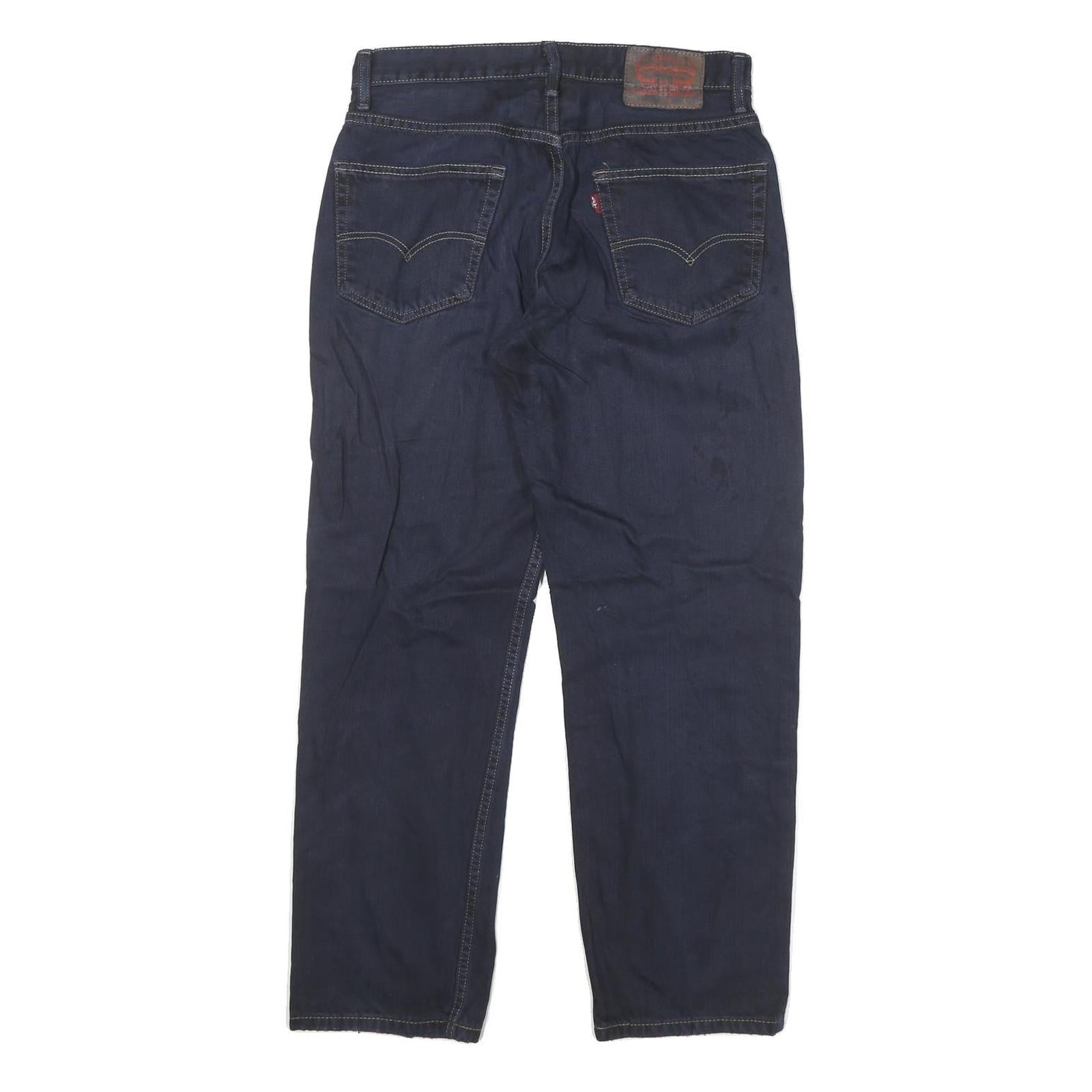 LEVI'S 550 Tapered Mens Jeans Blue Cotton Blend Regular Fit Denim W30 L28